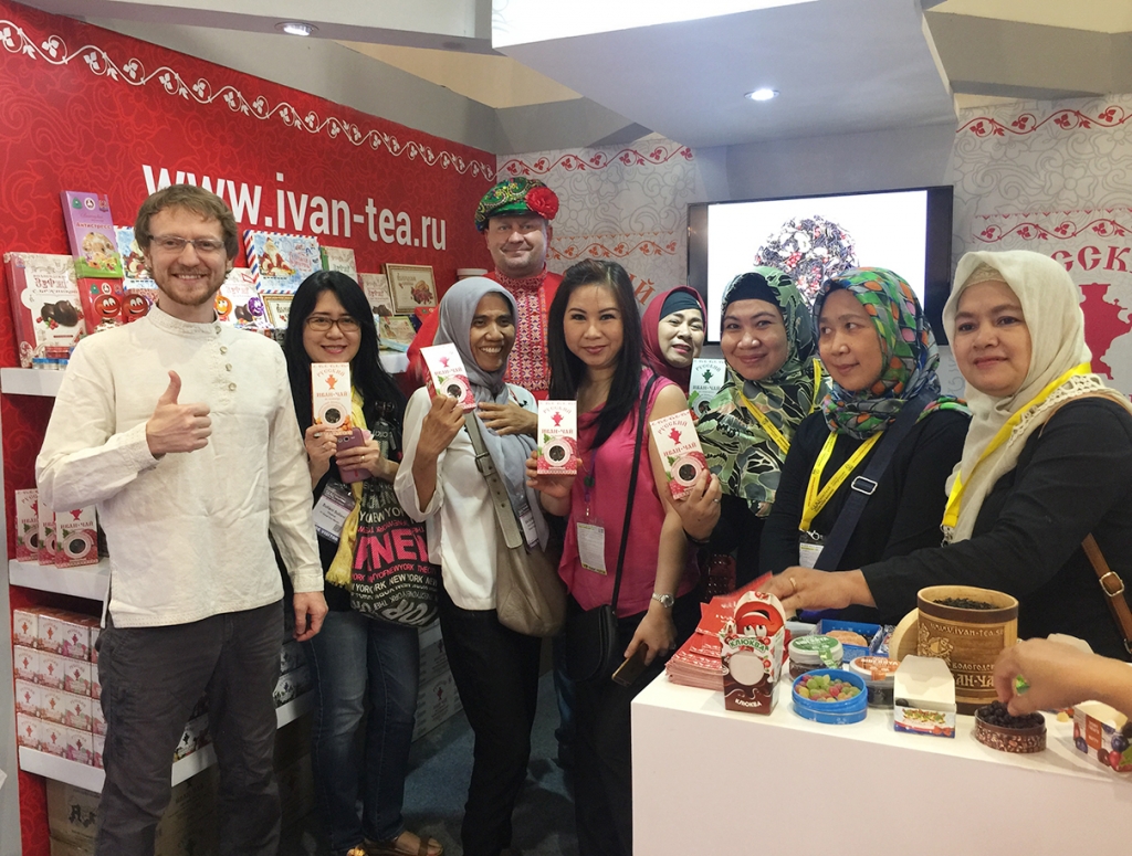 Вологодский Иван-чай (Русский чай) на выставке SIAL INTERFOOD 2017 в Джакарте (Индонезия)