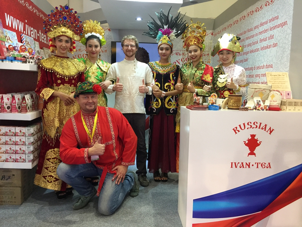 Вологодский Иван-чай (Русский чай) на выставке SIAL INTERFOOD 2017 в Джакарте (Индонезия)