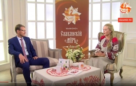 Передача, посвященная Иван-чаю на телеканале «Славянскiй МIРЪ». Гость студии - Александр Хлынов
